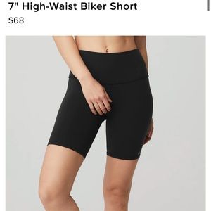ALO 7” High-waisted biker shorts